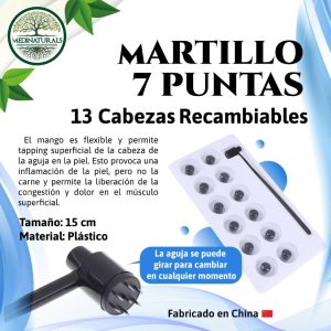 MARTILLOS DE CIRUELO 7 PUNTAS